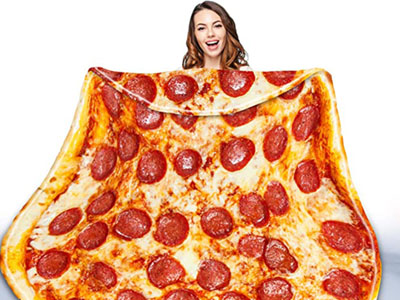 Pizza Blanket 2.0 Double Sided for Adult and Kids