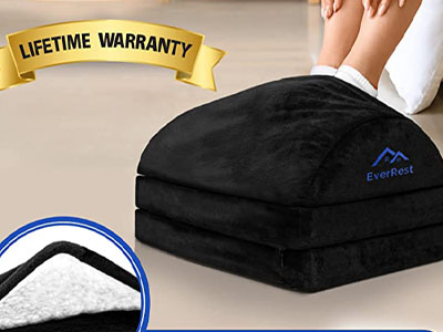 EverRest Foot Rest for Under Desk Warm Cozy Feet Product Screenshot