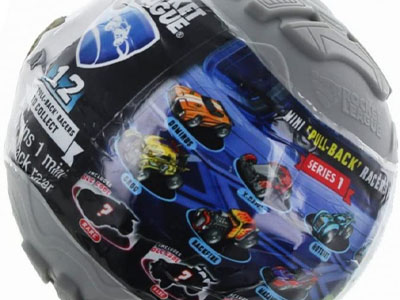 Rocket League Mini Pull-Back Racer Car Mystery Ball 1-Pack