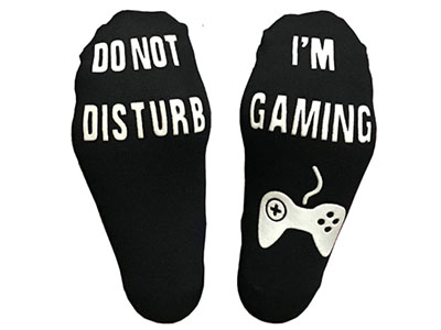 Novelty Cotton Socks Do Not Disturb Socks Funny Gifts for Men Women Gamers Product Screenshot
