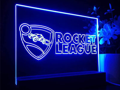 Rockets Leagues Anime Night Light